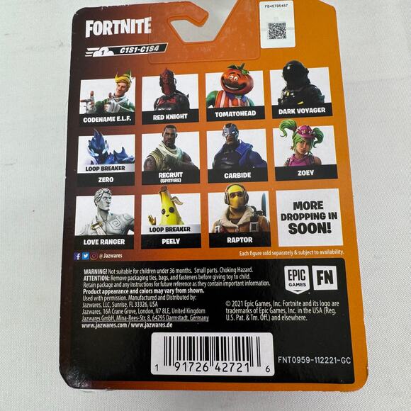 Fortnite Legendary Micro Series 2.5" Zoey and Battle Hound Figure - Picture 6 of 8